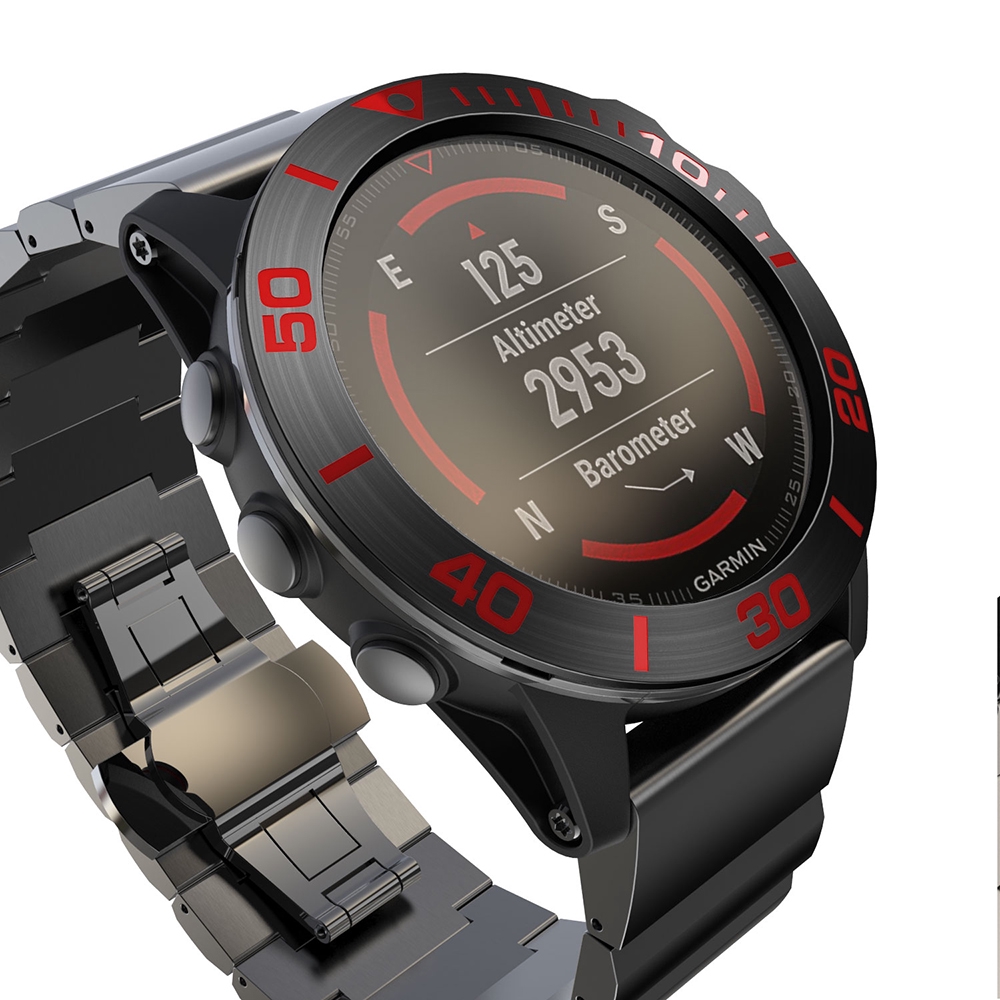 Phù Hợp Vòng Kim Loại Bảo Vệ Mặt Đồng Hồ Dành Cho Garmin Fenix3 Fenix 5 / 5X Fenix 5X Ốp