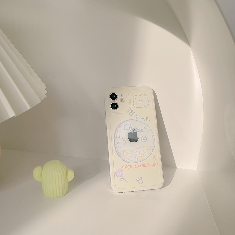 Ốp điện thoại TPU hình gấu hoạt hình cho iPhone 11 Pro Max X Xr Xs Max 7 8 Plus Se 2020 12 pro max 12 mini | BigBuy360 - bigbuy360.vn