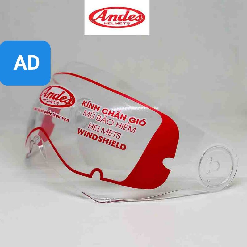 Kính thay thế mũ bảo hiểm andes 109 k