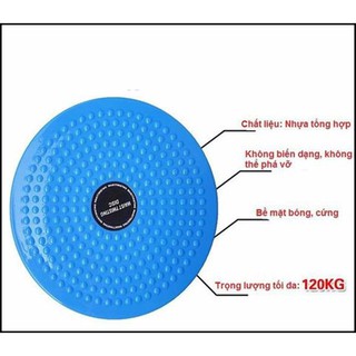 ❤️Freeship❤️ Dụng cụ tập thể dục xoay eo 360 độ giảm mỡ bụng, vận động toàn thân