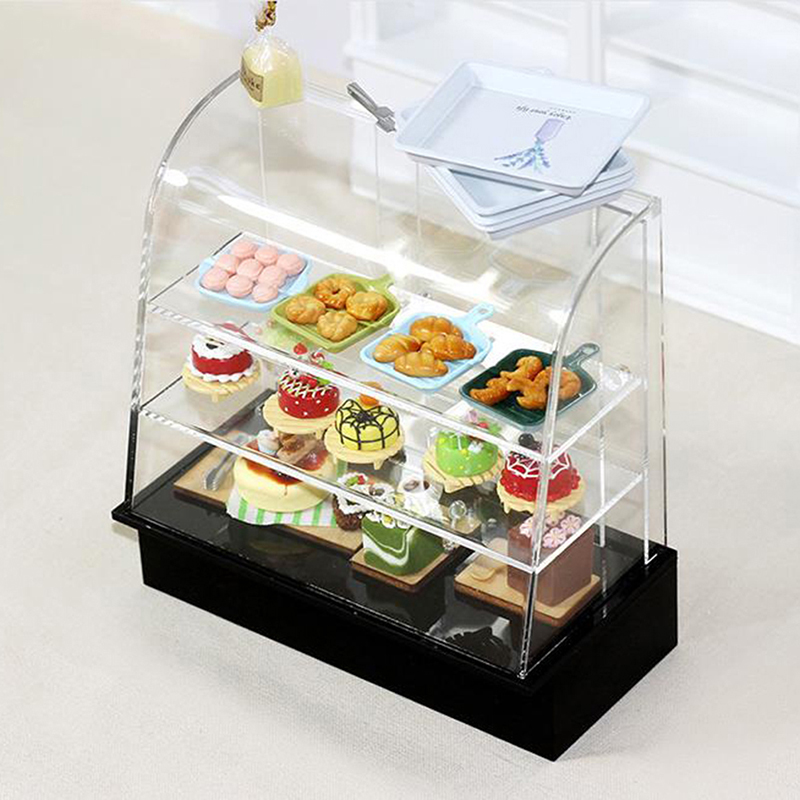 Mô Hình Tủ Gỗ Mini Tỉ Lệ 1: 12 Trang Trí Nhà Búp Bê