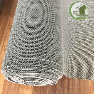 Thảm nhựa lưới chống trơn màu xám - [ 50cm x khổ 90cm ]