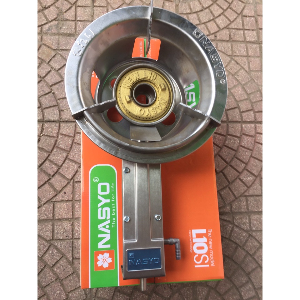 Bếp ga công nghiệp ❌Free Ship ❌ Bếp gas công nghiệp inox NASYO L10SI hàng xuất siêu bền giá siêu rẻ