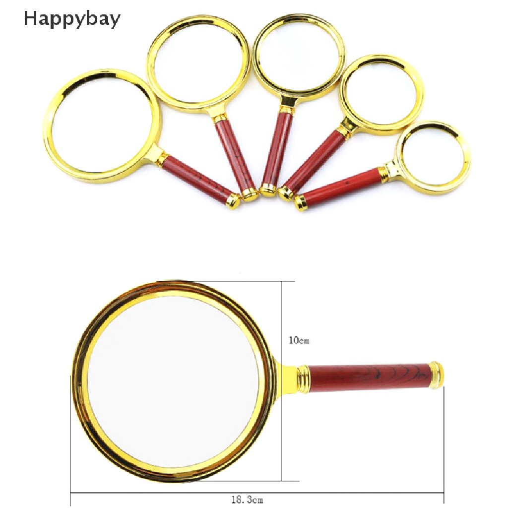 Kính lúp cầm tay độ phóng đại 10 lần 60/ 70/ 80/ 90/ 100mm