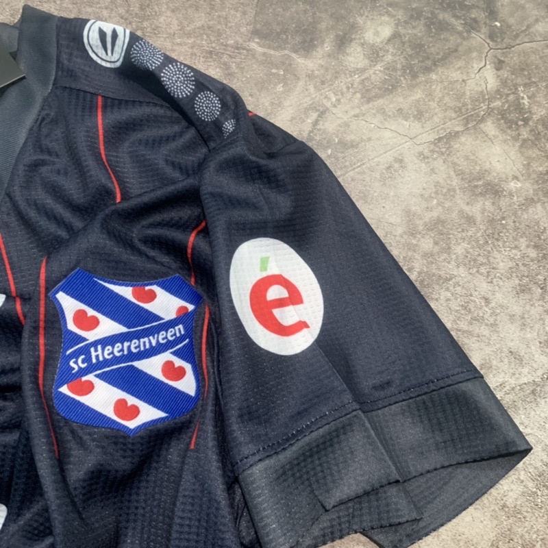 Bộ áo bóng đá SC Heereveen đen 2021-2022
