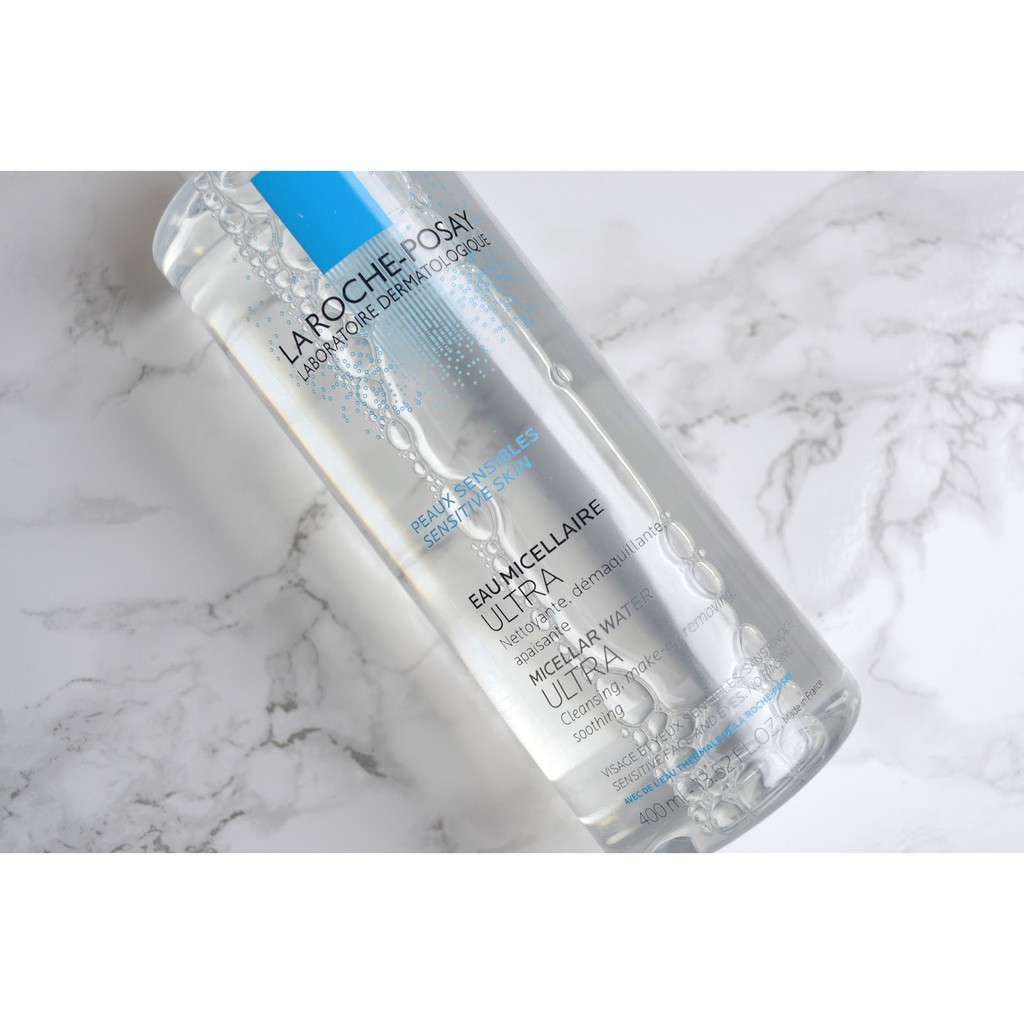 Nước làm sạch sâu tẩy trang cho da dầu và nhạy cảm La Roche-Posay Micellar Water Ultra Oily Skin 400ml #Pvy Beauty