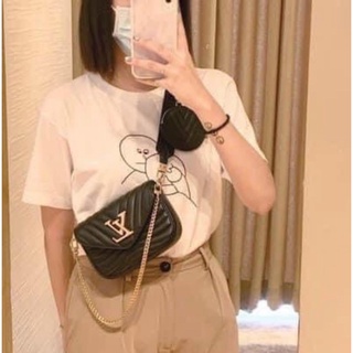 Túi đeo chéo kẹp nách nữ new wave multi-pochette