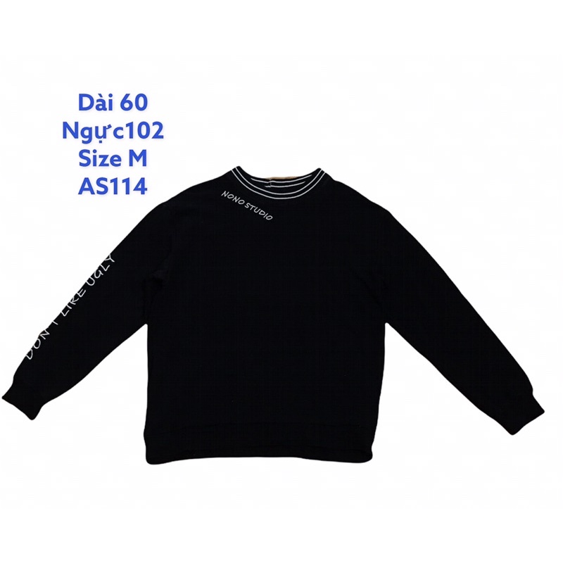 [Ảnh Thật] Áo sweater hàng 2hand mã AS114