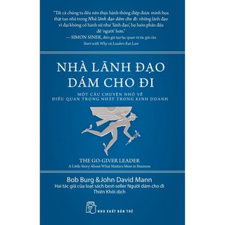 Sách - nhà lãnh đạo dám cho đi - nxb trẻ