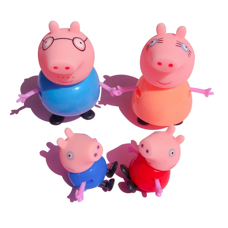 Set 4 Mô Hình Nhân Vật Phim Hoạt Hình Heo Peppa