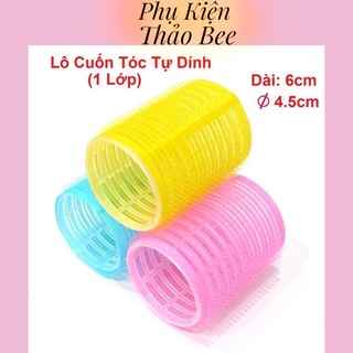Lô Uốn Tóc Mái Tự Dính Màu Sắc Ngẫu Nhiên Tiện Dụng Cho Nữ