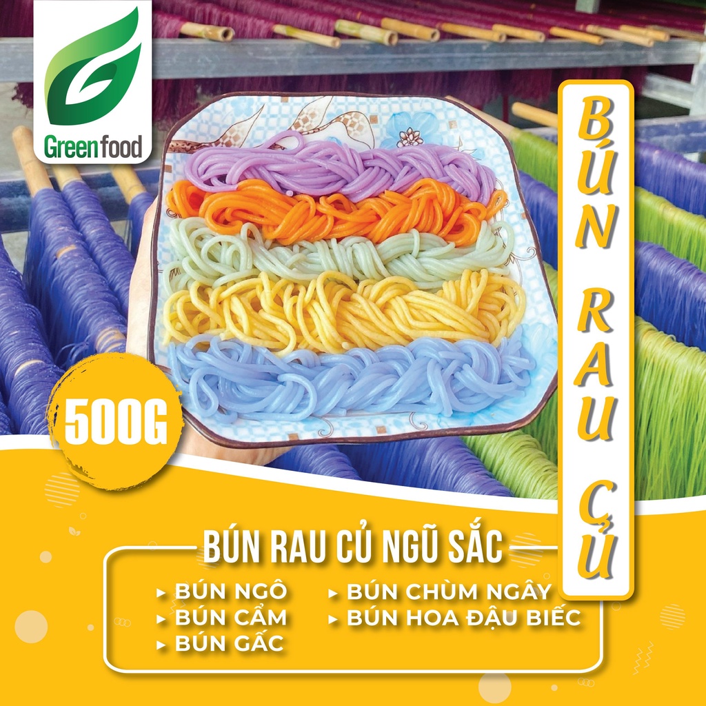 Bún khô rau củ GreenFood hương vị Tây Bắc cho người ăn kiêng, giảm cân