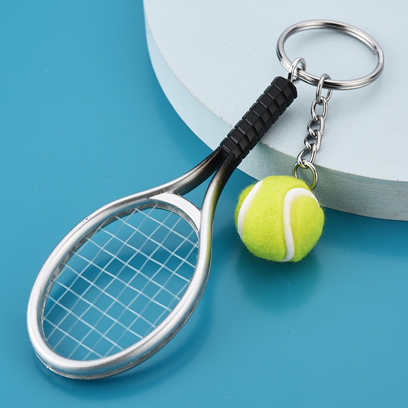Móc Khóa Hình Bóng Tennis Sáng Tạo
