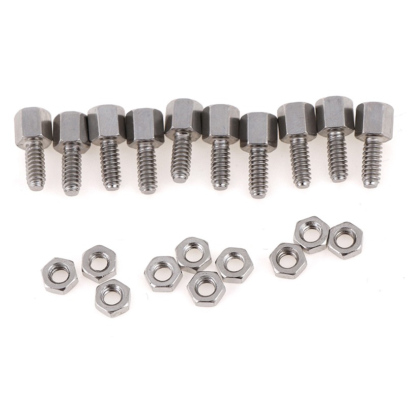 Hl Bộ 10 Ốc Vít Và Đai Ốc 5 + 7mm D-Sub