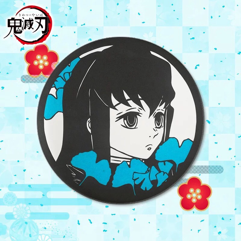 Huy hiệu cài áo IN HÌNH Kimetsu no Yaiba Thanh gươm diệt quỷ anime chibi dễ thương tiện lợi mẫu 2