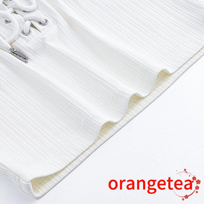 Áo Croptop Trễ Vai Không Tay Màu Sắc Đơn Giản Cho Nữ