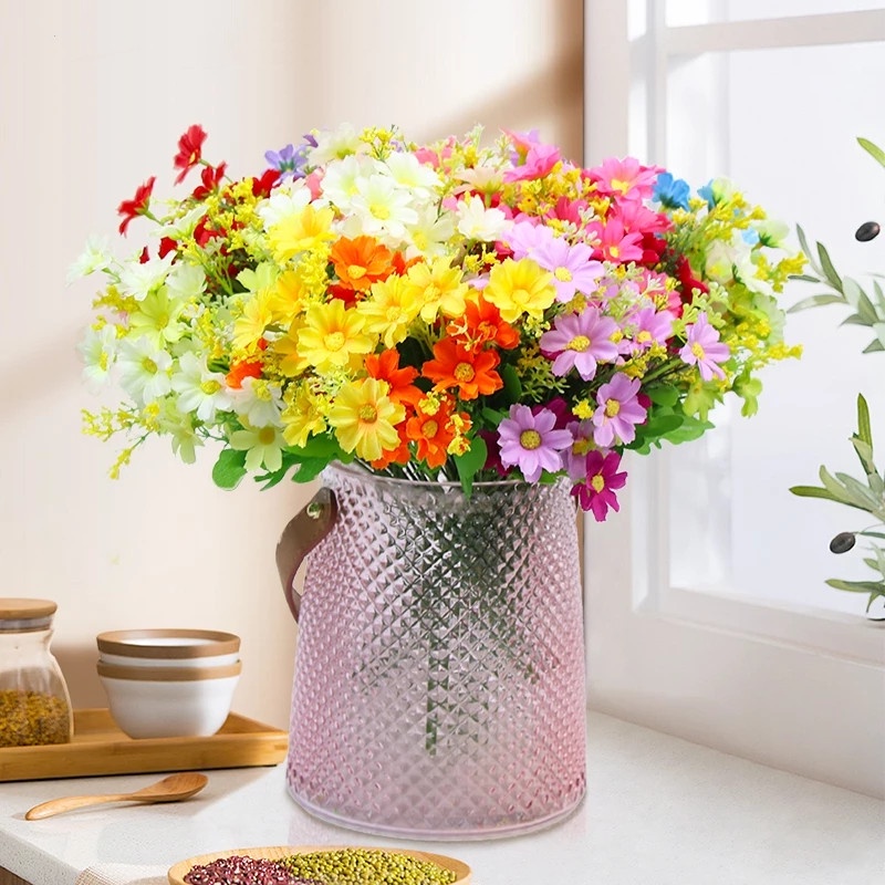 Hoa Lan Nhân Tạo 28 Bông Trang Trí Bàn Ăn / Tiệc Cưới / Giáng Sinh