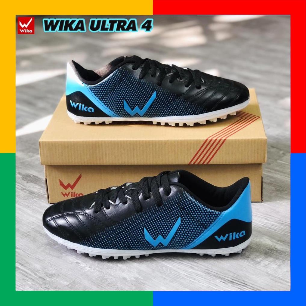 Giày Đá Bóng Wika Bata Ultra 4 Chính Hãng, Giày Đá Banh Sân Cỏ Nhân Tạo Khâu Full Đế