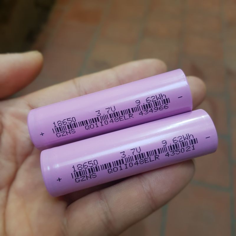 Pin Sạc 18650- 2800mah-xả 6A (pin mới Chuẩn 2800mah)