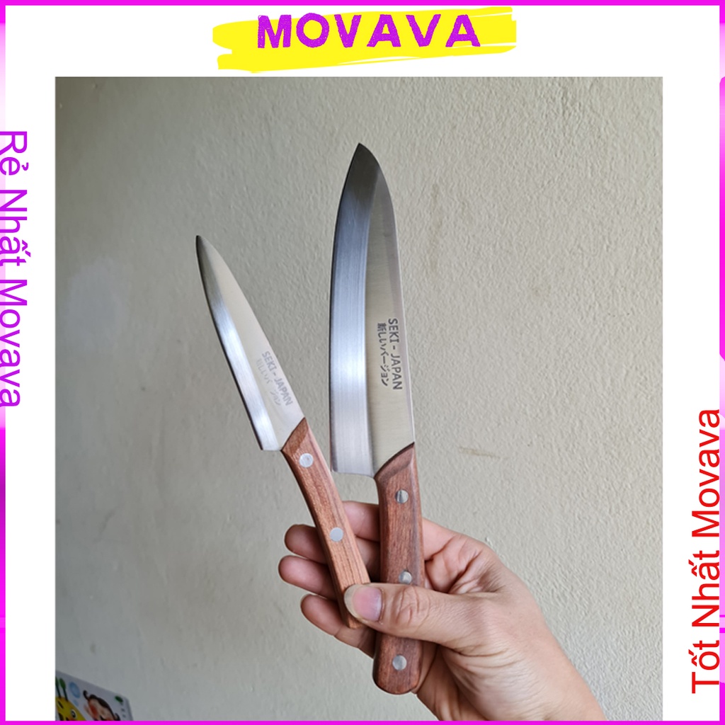 Dao gọt hoa Quả seki và Dao thái thịt Seki Japan và hàng cao cấp rất sắc bén shop Movava DSK2