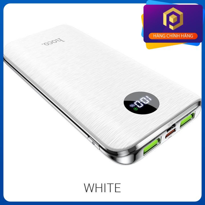 [Chính Hãng TypeC Out ] Pin sạc dự phòng Hoco J69A 15000mAh - - J69 10000mAh lõi Li-polymer, hỗ trợ QC3.0 và PD18W Type