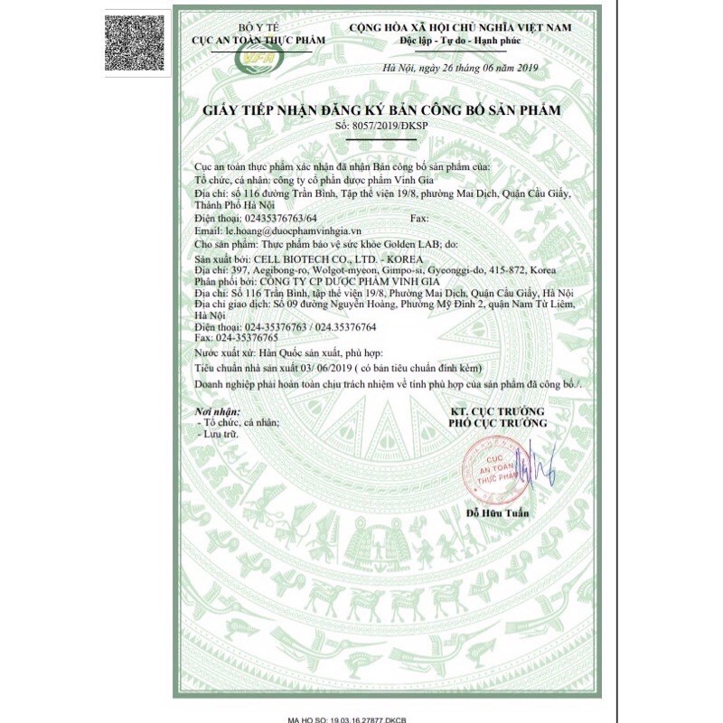 Men vi sinh Golden lab mẫu mới nhất