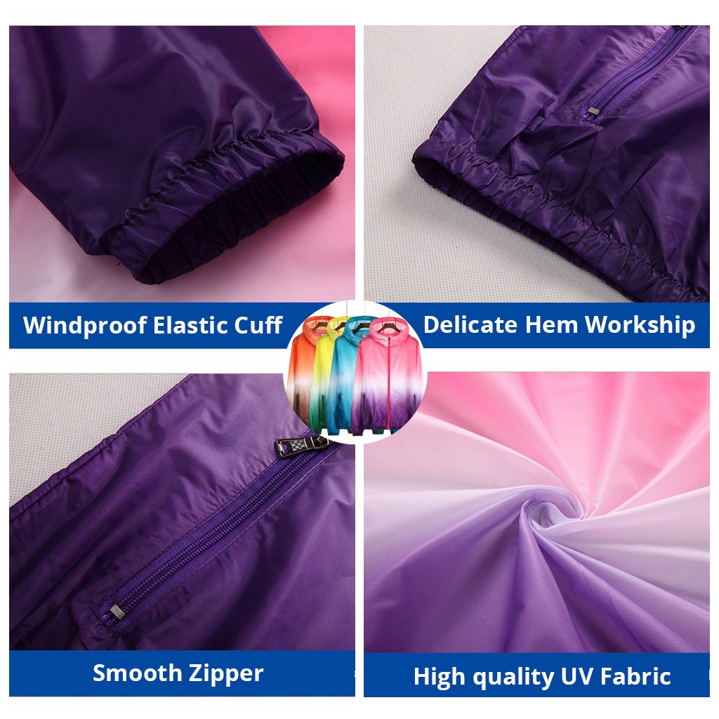 Áo Khoác Chống Gió Siêu Nhẹ Dành Cho Nam Và Nữ Chạy Bộ Đạp Xe/ Câu Cá/ Chạy Bộ