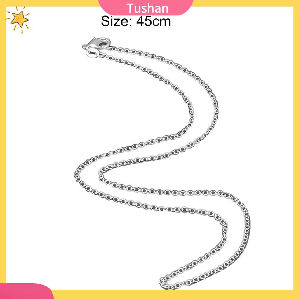 Dây Chuyền Mạ Bạc 18/24inch