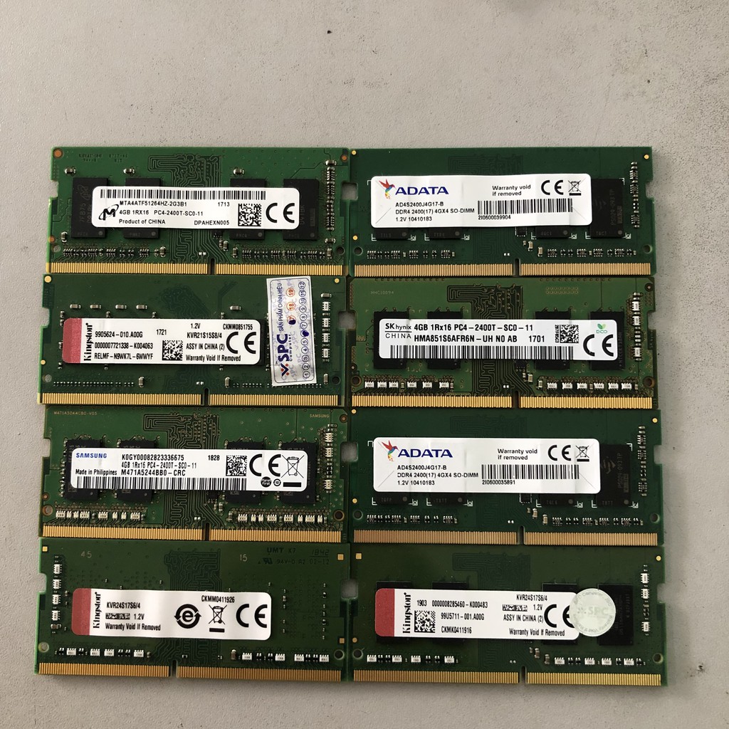 RAM LAPTOP DDR4 4G (BUS 2133 - 2400T)