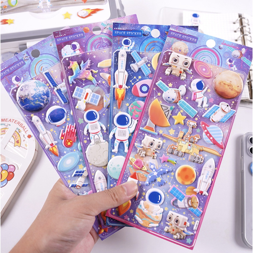 50 MẪU sticker NGƯỜI NHỆN SPIDERMAN VŨ TRỤ THẾ GIỚI TỰ NHIÊN đồ chơi cho bé hình dán 3D phát triển trí tuệ