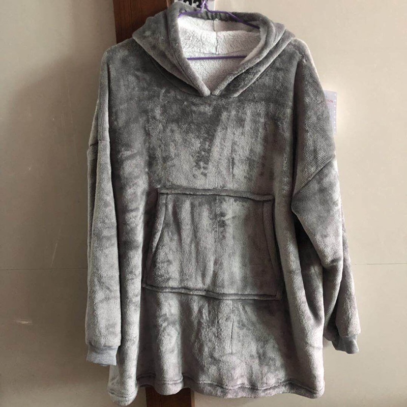 Chăn giữ ấm mềm mại thoải mái có mũ trùm đầu size lớn | BigBuy360 - bigbuy360.vn