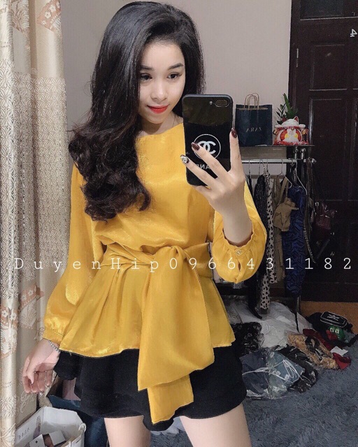 Áo lụa quảng châu vạt