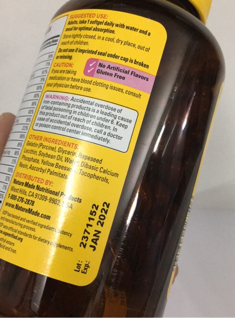 Viên uống Nature Made Prenatal Multi DHA 150 viên