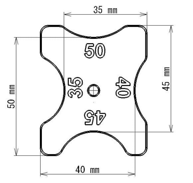 🌻⭐[UY TÍN] 🌻⭐Khuôn đúc con kê bê tông, khuôn đúc con kê bê tông dầm sàn D2, kích thước 35mm-40mm-45mm-50mm