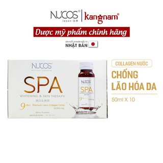 Collagen nước căng bóng da ngừa lão hóa Nucos Spa 10000 50ml x 10 chai