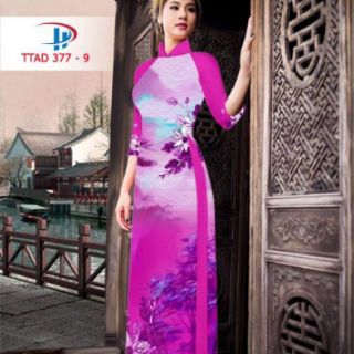 Bộ Vải áo dài in 3D