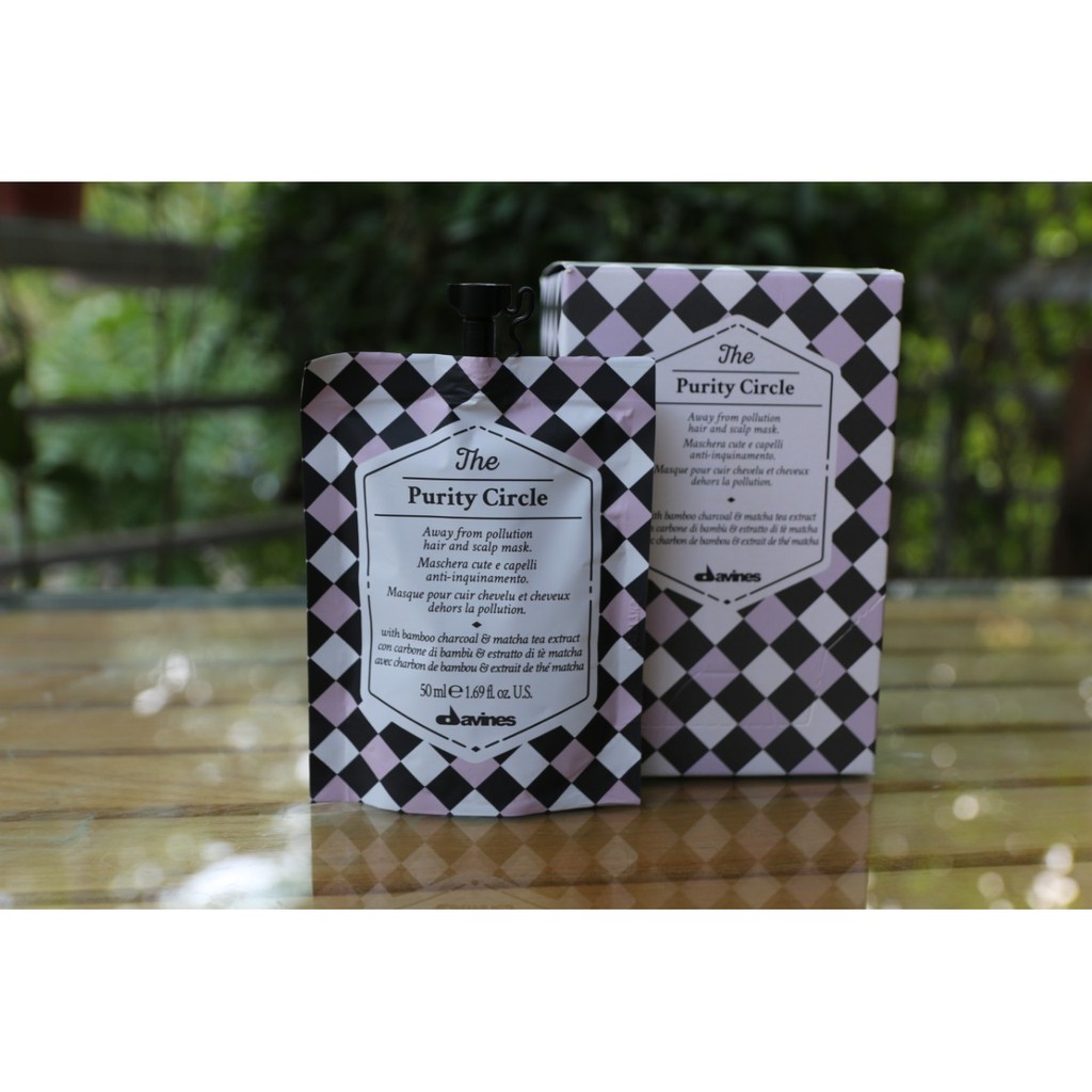 MẶT NẠ DAVINES THẢI ĐỘC CHO DA ĐẦU DẦU THE PURITY CIRCLE 50ML | BigBuy360 - bigbuy360.vn