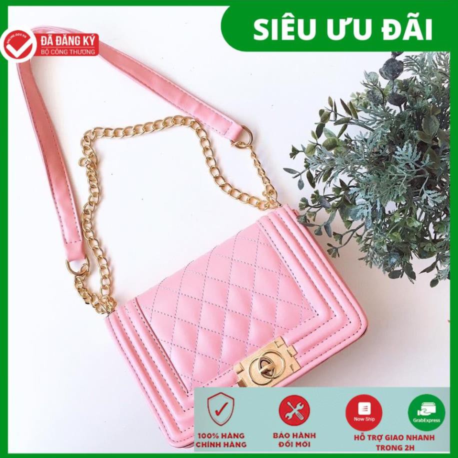 Túi xách nữ giá rẻ túi boy xích đeo vai hàng đẹp BOYVN01 + hình tự chụp