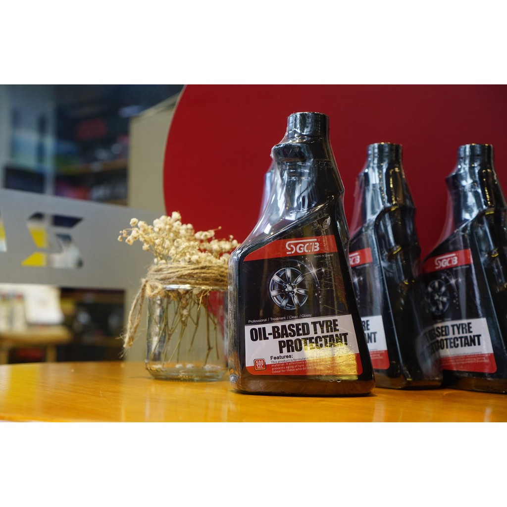 Dung dịch dưỡng bóng lốp xe SGCB OIL BASE TYRE PROTECTANT 500ml - Home Motorcycle Workshop
