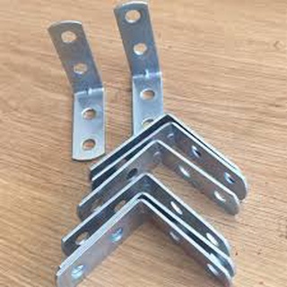 Combo 10 cái ke góc  4 lỗ bản 2cm (Ke chữ V)