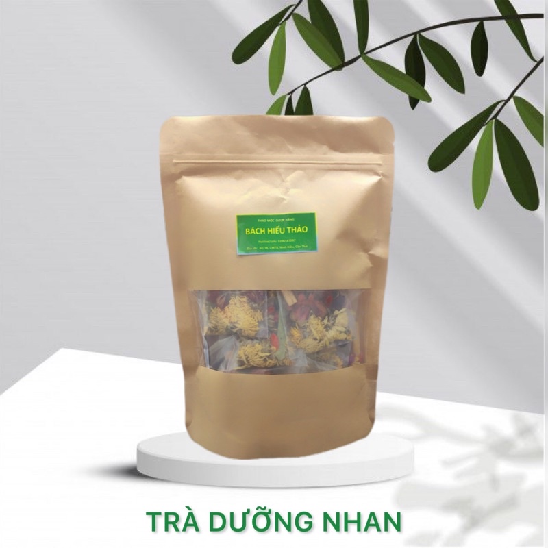 15 Gói Trà Dưỡng Nhan 6 vị (Gồm: Cúc Hoa, Nụ Hồng, Kỷ Tử, Táo Lát, Cỏ Ngọt, Đông Trùng) 10gr