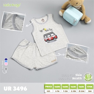 Bộ bamboo kẻ Ualarogo ur 3496