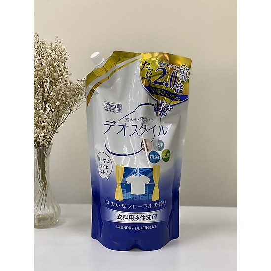 Nước giặt kháng khuẩn DEO ion Ag+ 1,65kg (dạng túi) Hàng Nhật Chính Hãng