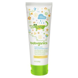 Combo BABYGANICS bé sơ sinh 0M+ xà phòng tắm gội 99g nước rửa tay 250ml chống nắng 59ml kem dưỡng da chàm viêm da 226g