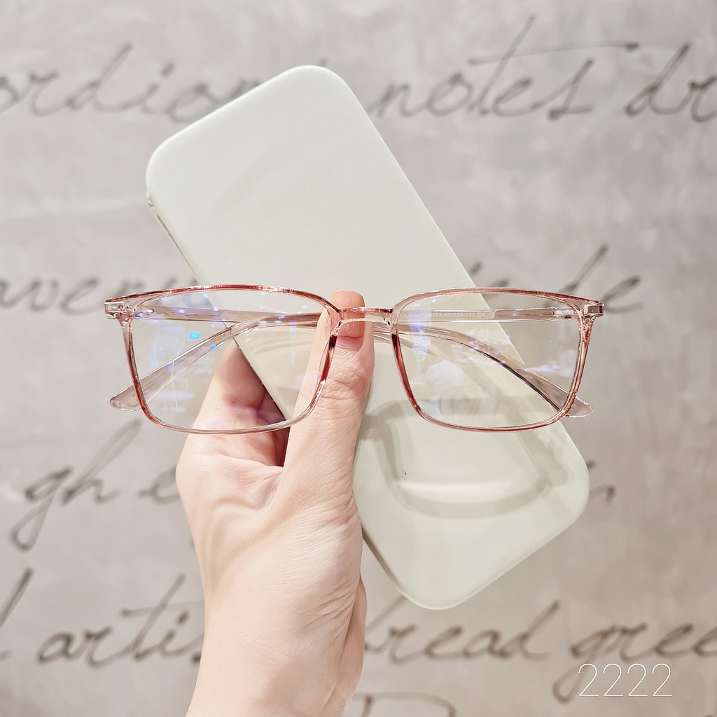 [Mã SKAMCLU7 giảm 10% cho đơn từ 0Đ] Gọng kính nam nữ Lilyeyewear nhựa dẻo, mắt vuông, nhiều màu Y2222 | BigBuy360 - bigbuy360.vn