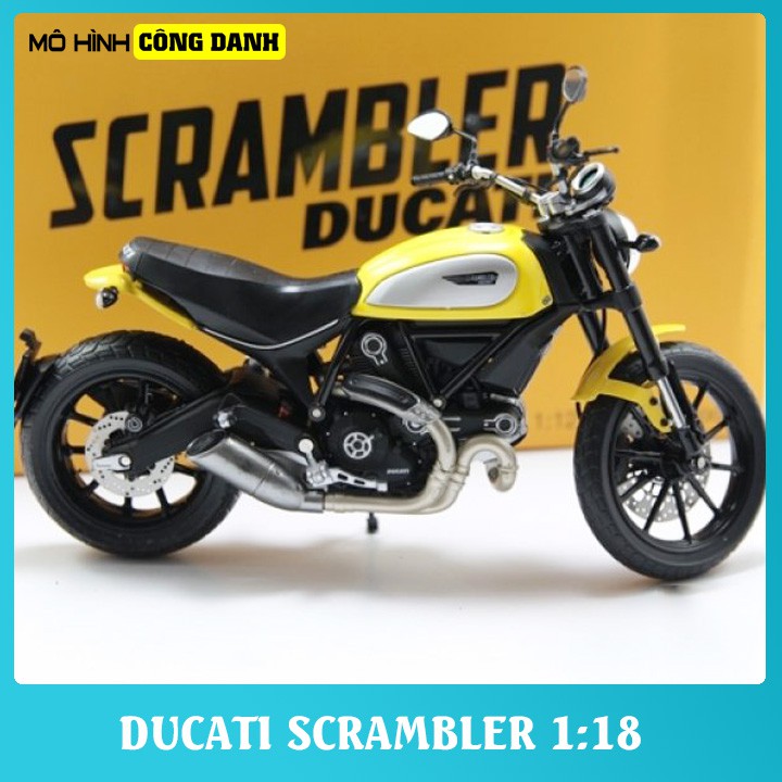Mô Hình Xe Moto Ducati Scrambler - Xe Mô Hình 1/18