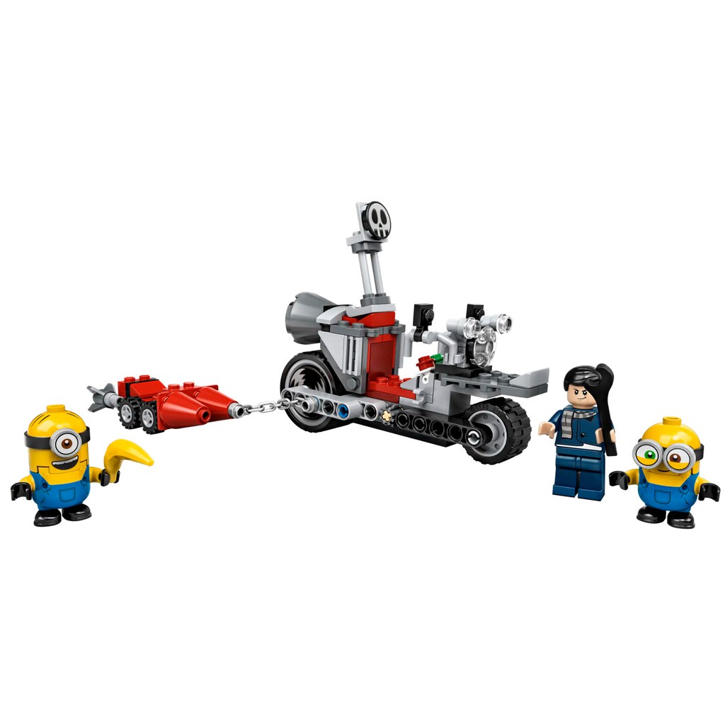 Đồ chơi lắp ráp 81888 75549 Minions Cuộc Truy Đuổi Tốc Độ Minion