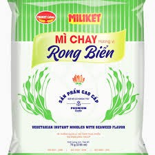 Mì Chay Rong biển Miliket 75g x thùng 30 gói