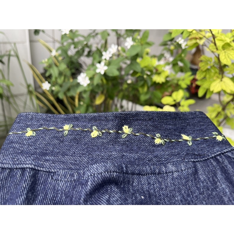 Váy jean thun cotton chống nắng.