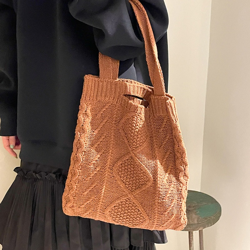 Túi Xách Len Đeo Chéo Thời Trang Dành Cho Nữ